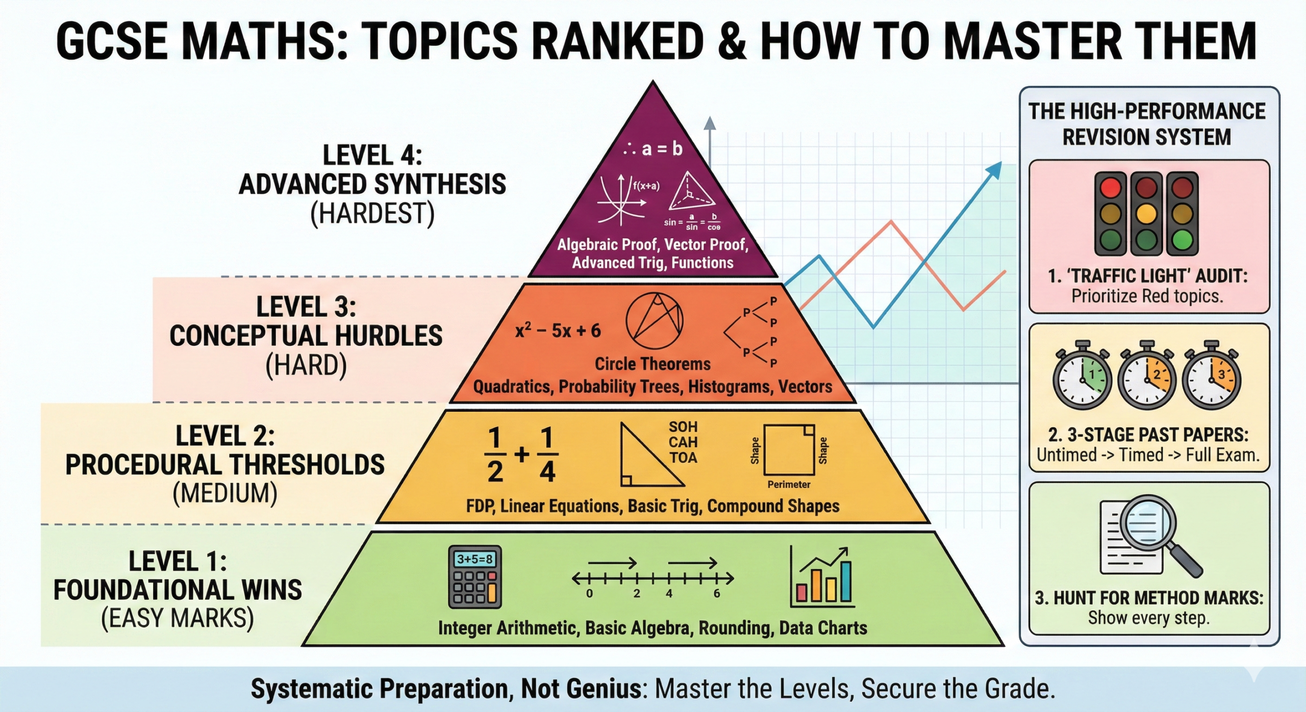 GCSE Maths Topics Ranked: Easiest to Hardest