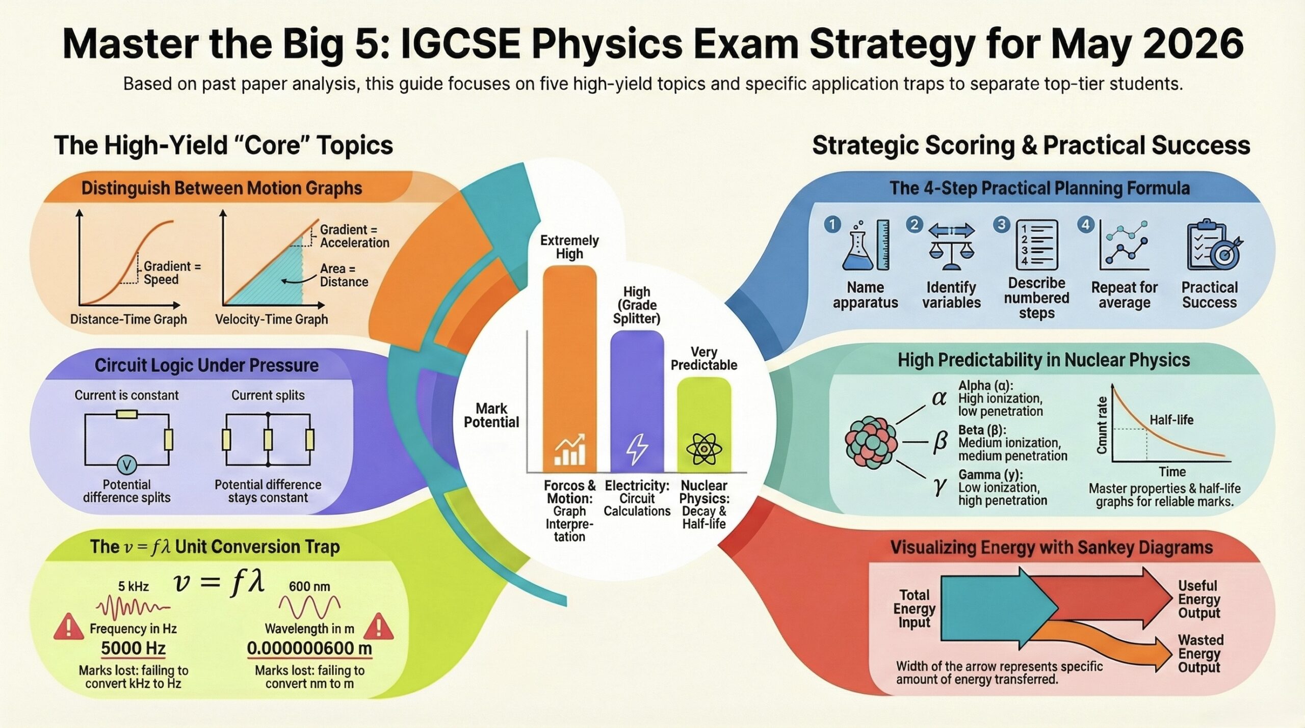 5 most important IGCSE Physics topics for May 2026 exams